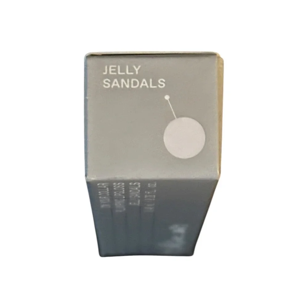 r.e.m beauty On Your Collar Plumping Lip Gloss Jelly Sandals Gold Shimmer 0.28oz